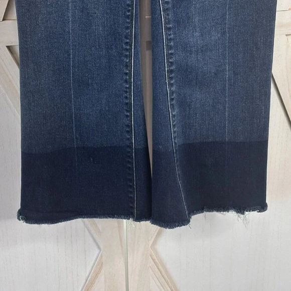 Spanx Jeans Cropped Kick Flare Denim Jegging - Picture 7 of 8